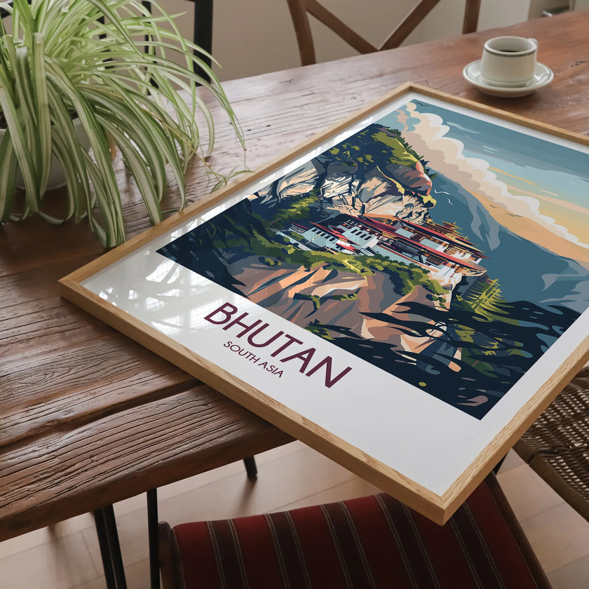 Bhutan Destination Art Gift