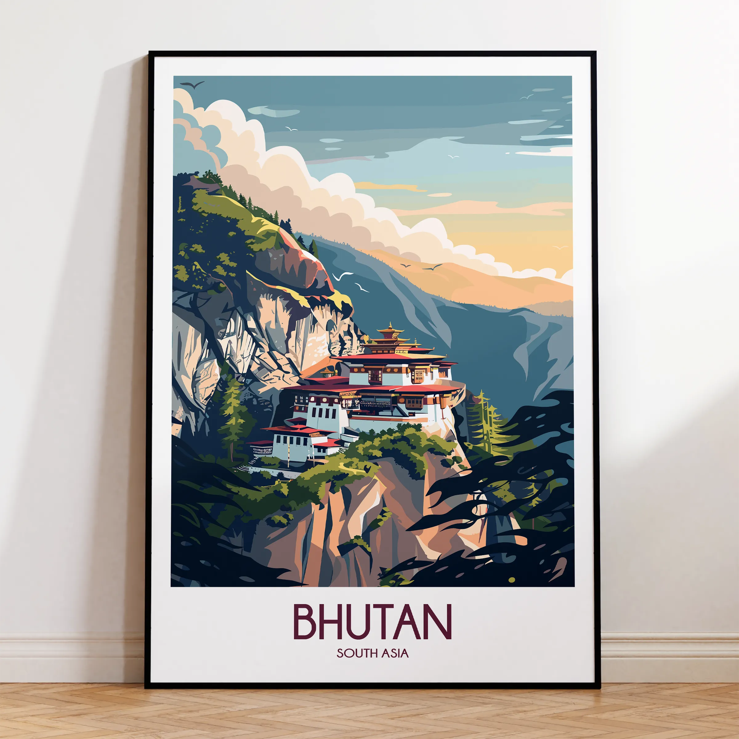 Bhutan Souvenir Poster Print