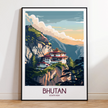 Bhutan Souvenir Poster Print