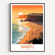 Biarritz Destination Art Gift
