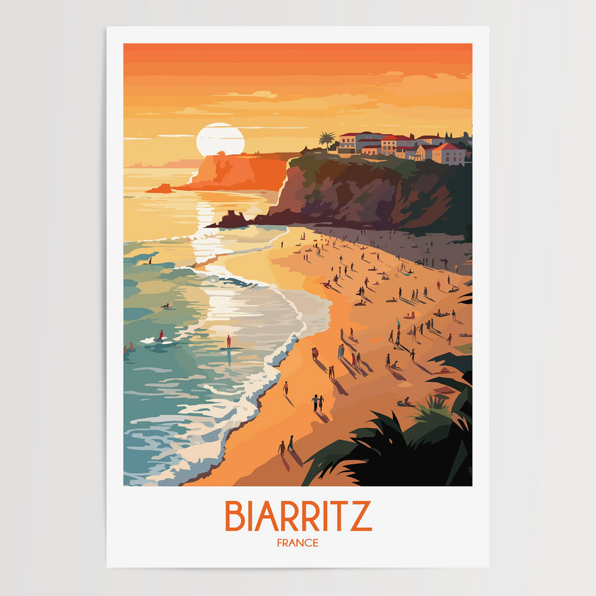 Biarritz Scenic Landscape Art