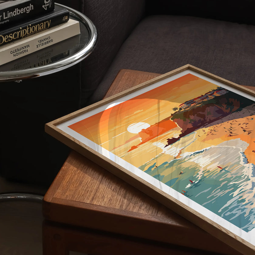 Biarritz Souvenir Poster Print