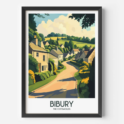 Bibury Vintage Style Print
