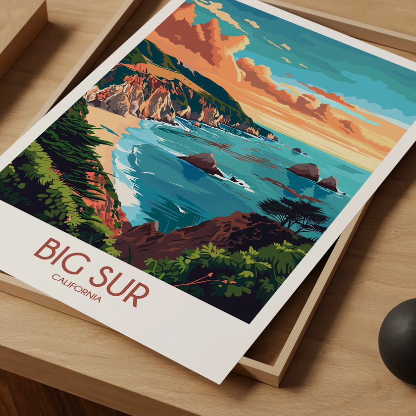 Big Sur Destination Art Gift