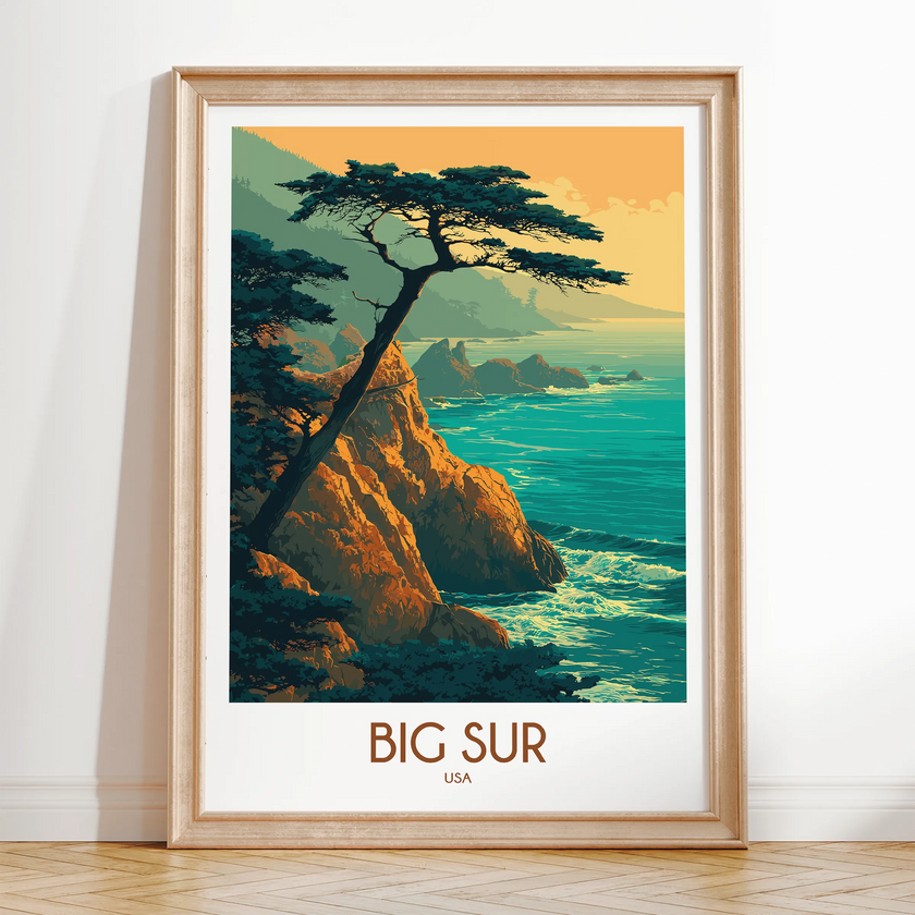 Big Sur Destination Art Gift