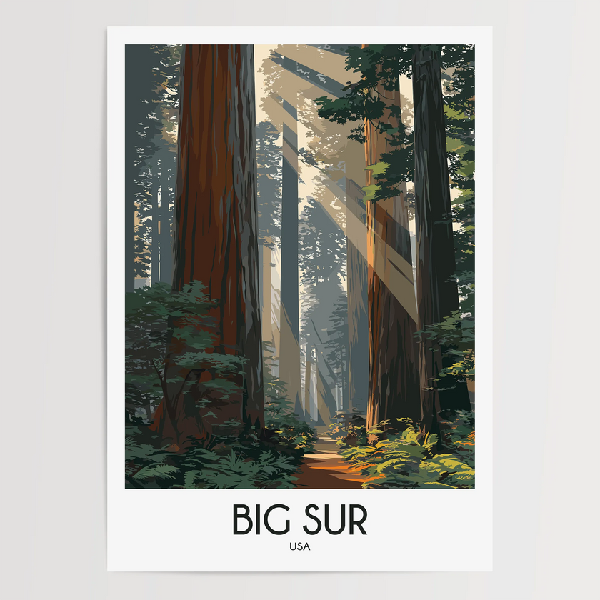 Big Sur Destination Art Gift