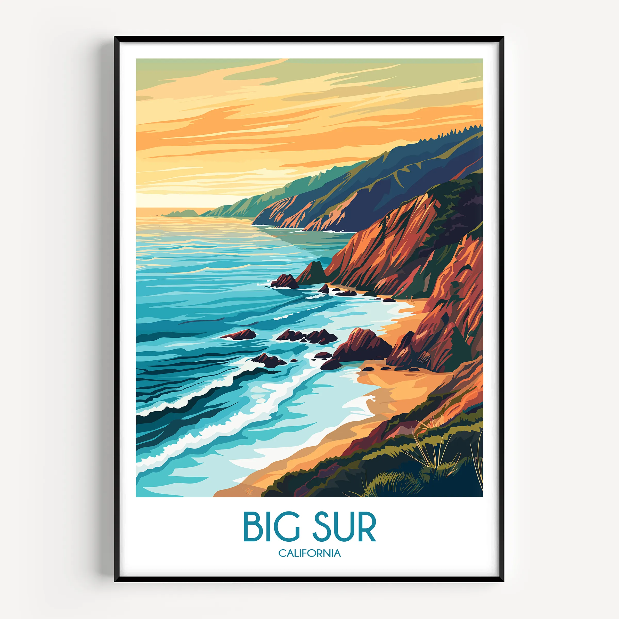 Big Sur Destination Art Gift