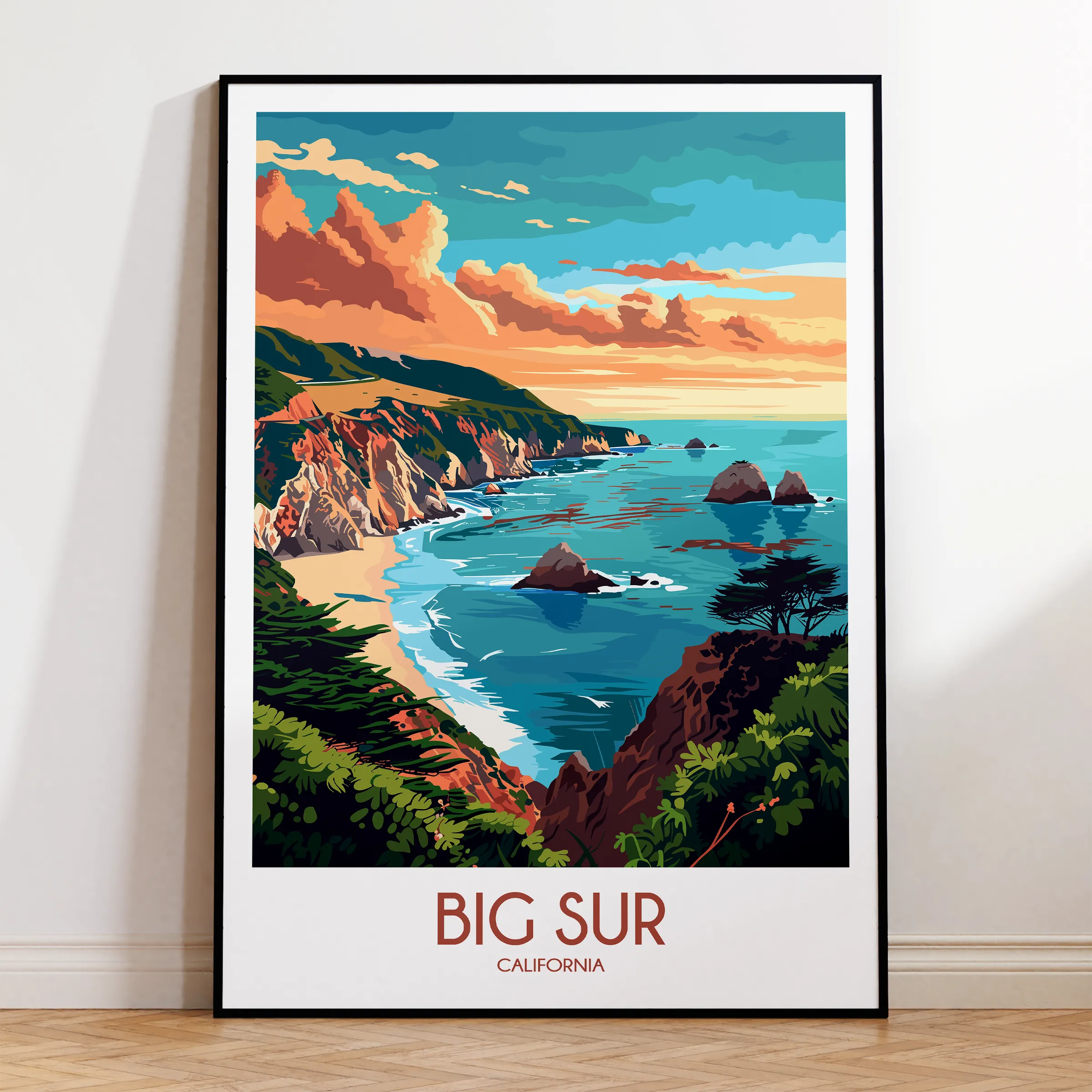 Big Sur Home Office Decor