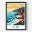 Big Sur Minimalist Wall Art