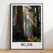 Big Sur Minimalist Wall Art