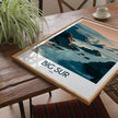 Big Sur Retro Travel Illustration