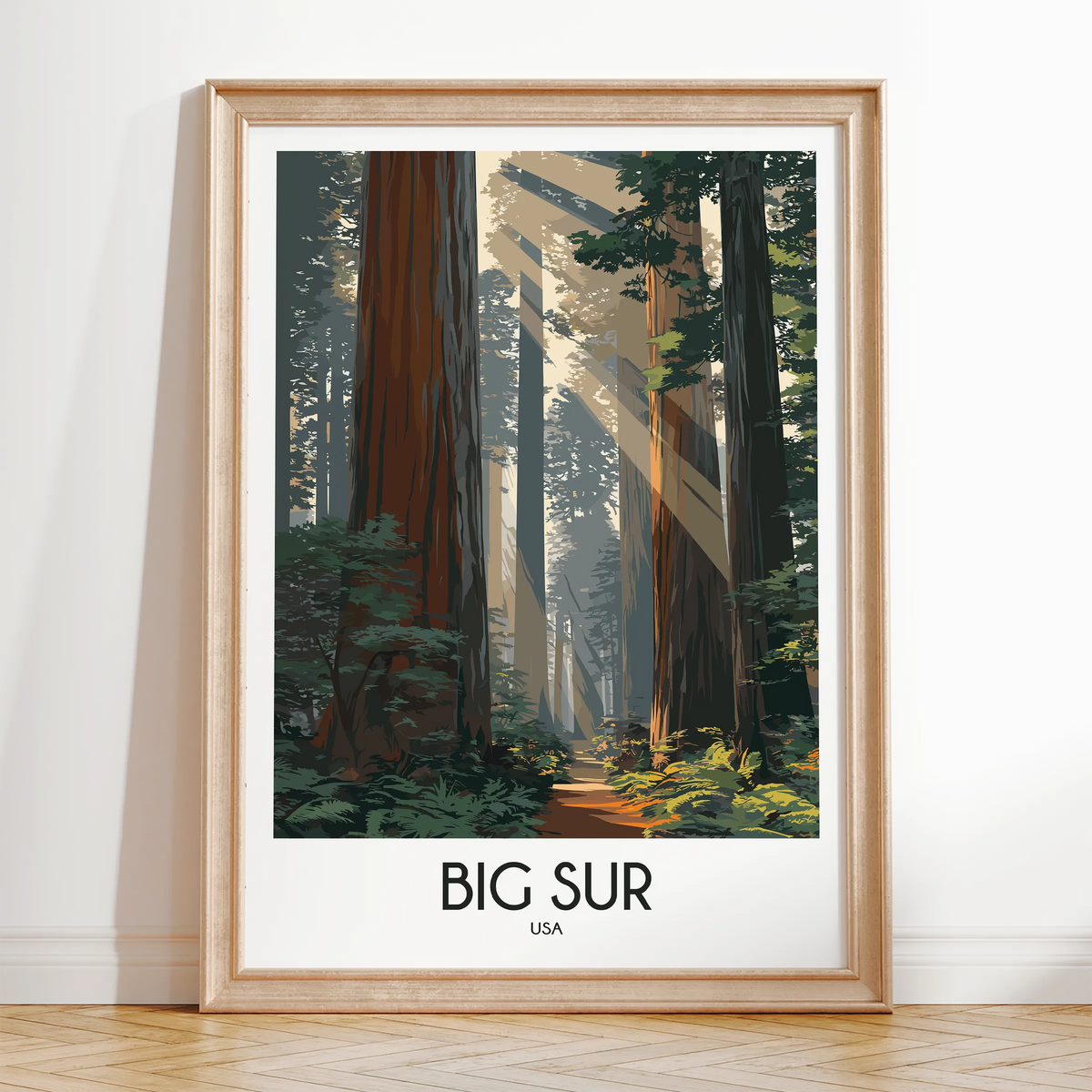 Big Sur Scenic Landscape Art