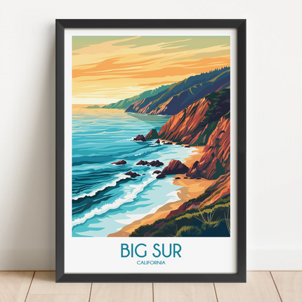 Big Sur Souvenir Poster Print