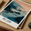 Big Sur Vintage Style Print