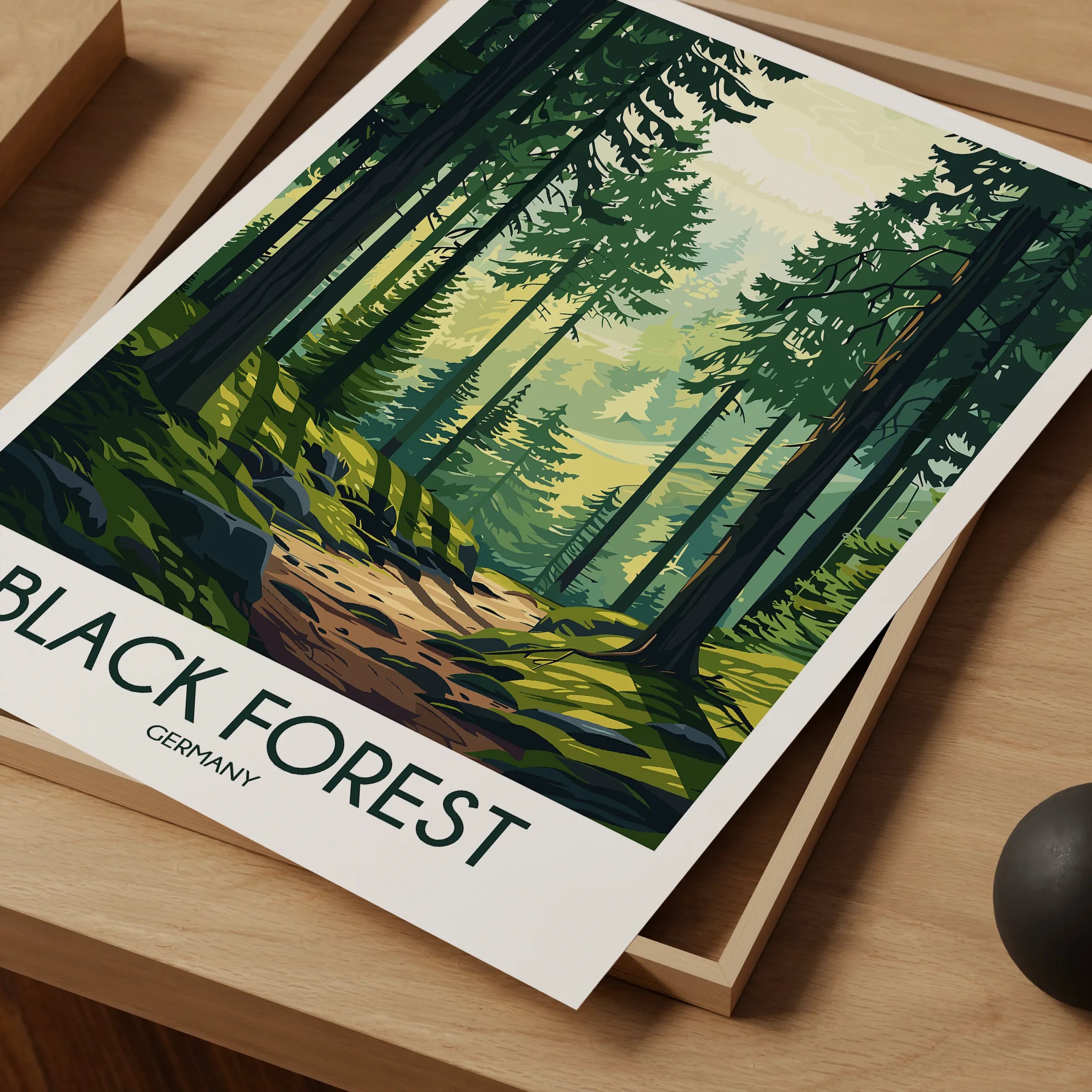 Black Forest Minimalist Wall Art