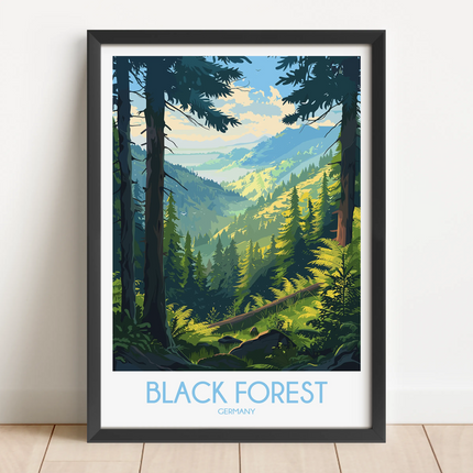 Black Forest Scenic Landscape Art
