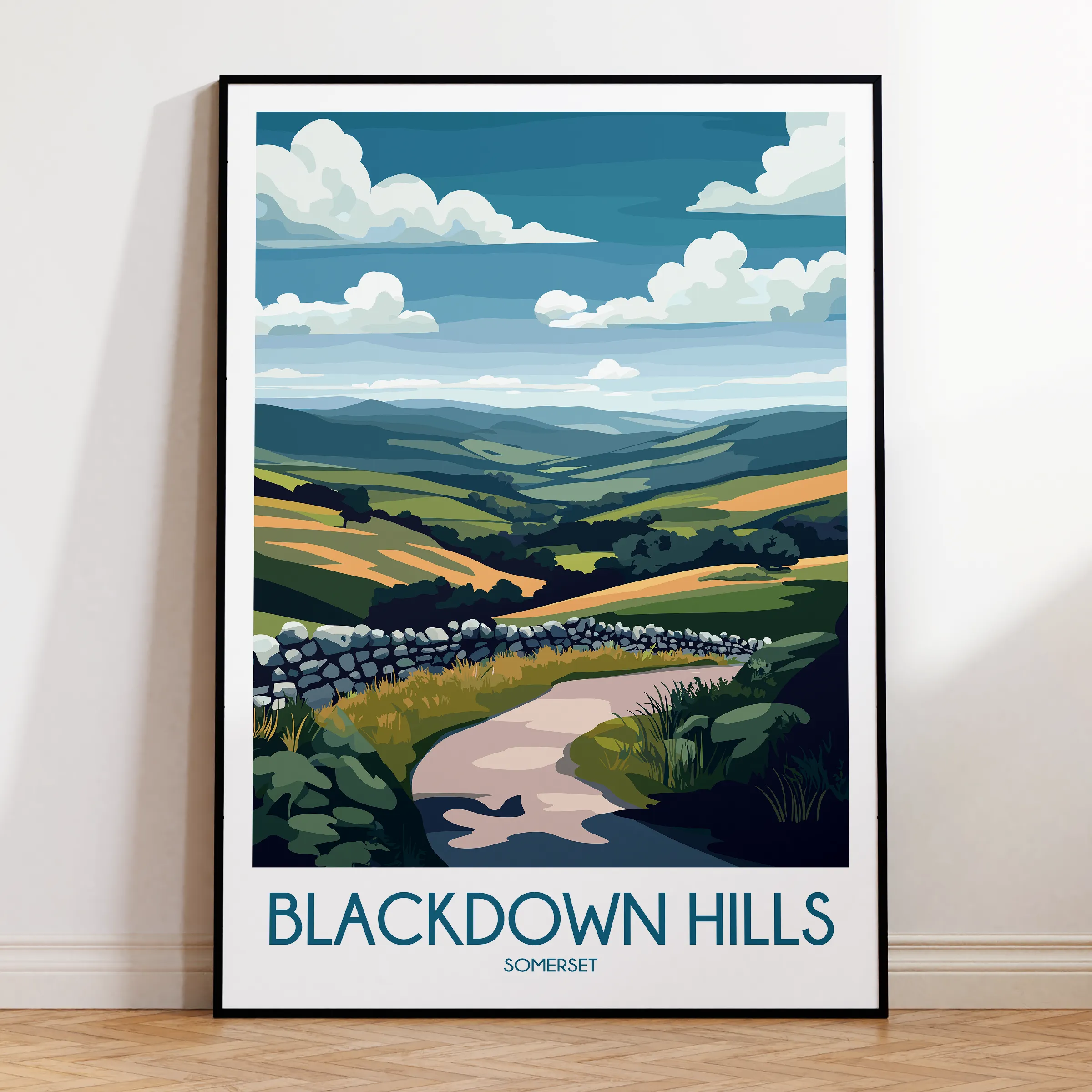 Blackdown Hills Destination Art Gift