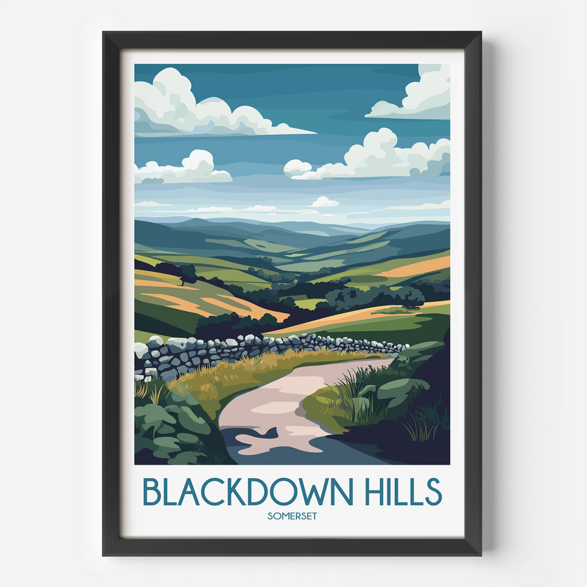 Blackdown Hills Minimalist Wall Art