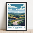 Blackdown Hills Scenic Landscape Art