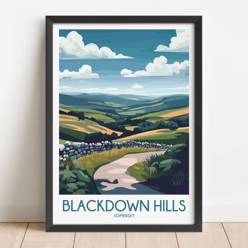 Blackdown Hills Scenic Landscape Art