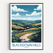 Blackdown Hills Travel Memory Gift