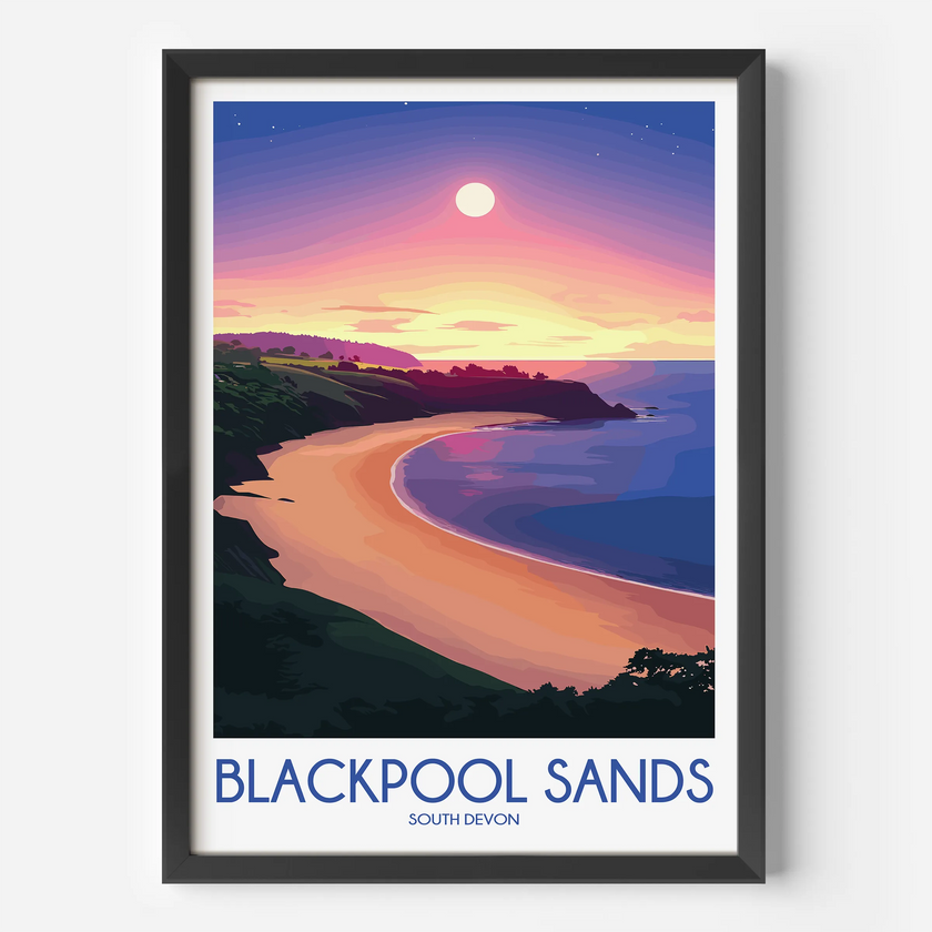 Blackpool Sands Gallery Quality Print