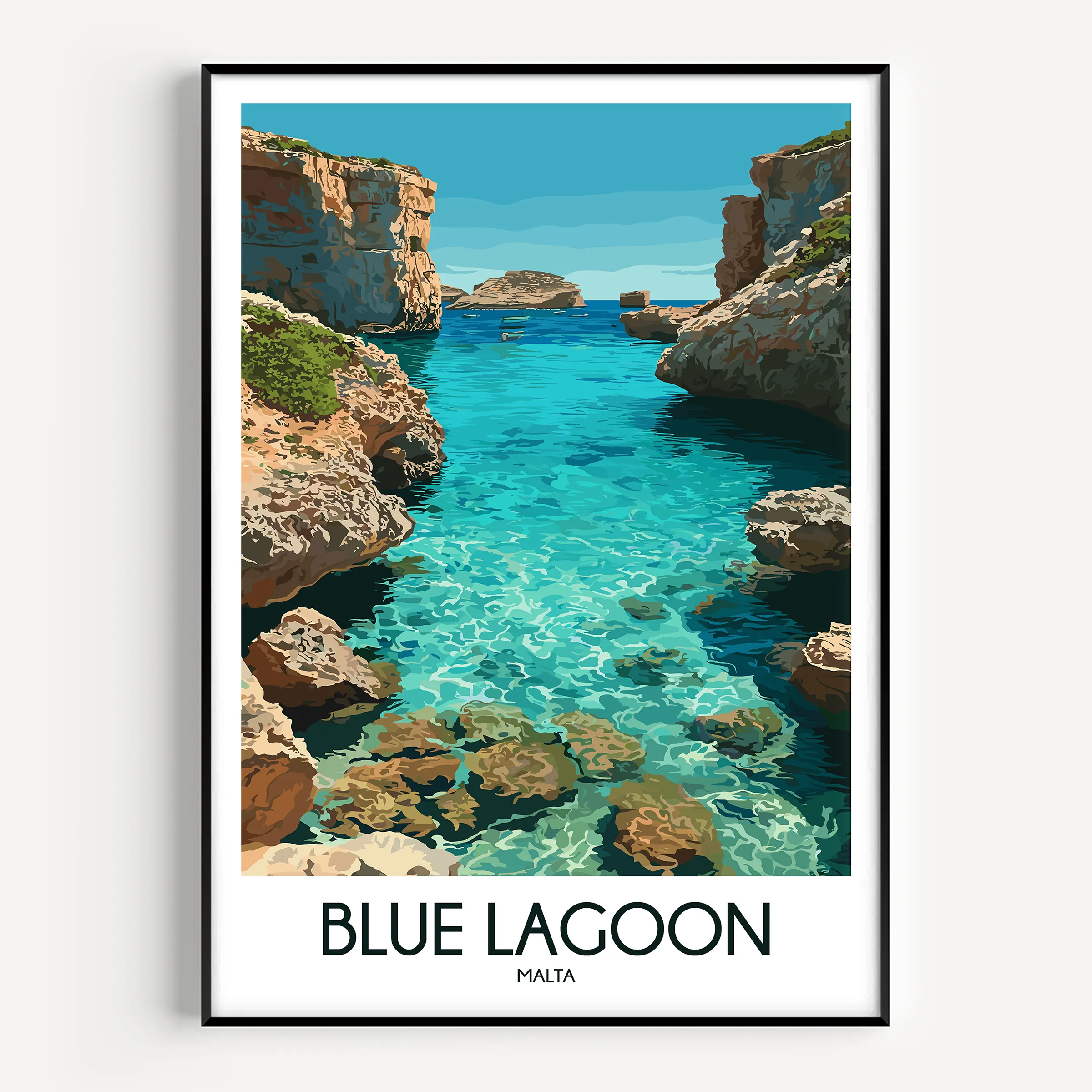 Blue Lagoon Gallery Quality Print