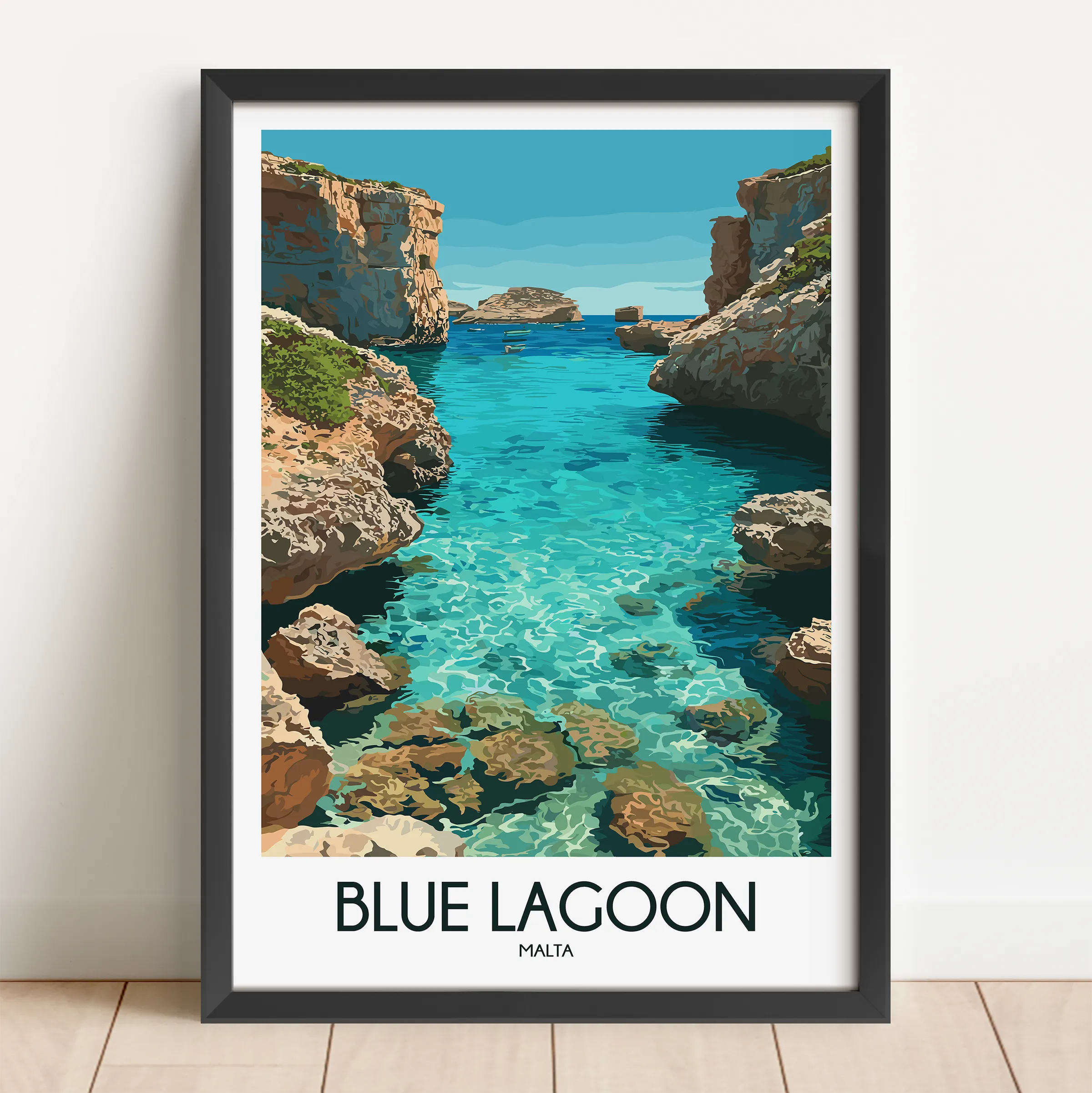 Blue Lagoon Home Office Decor