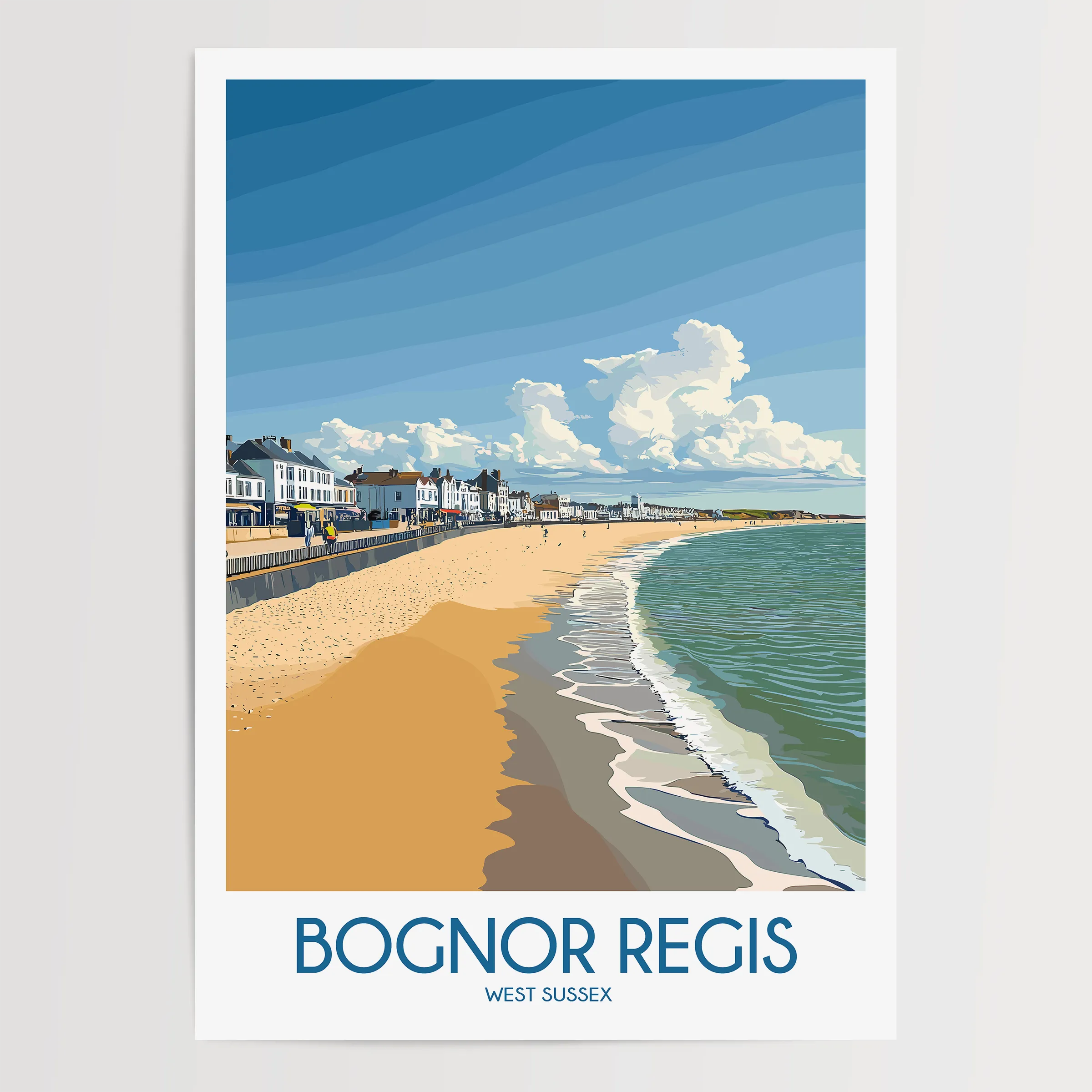 Bognor Regis Minimalist Wall Art