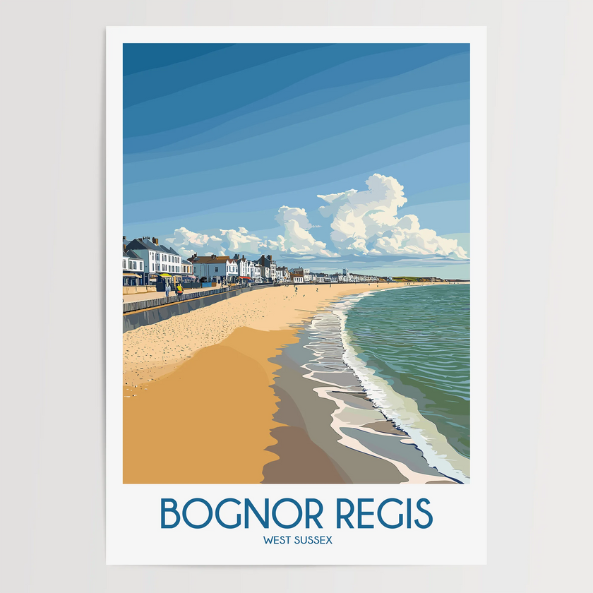 Bognor Regis Minimalist Wall Art