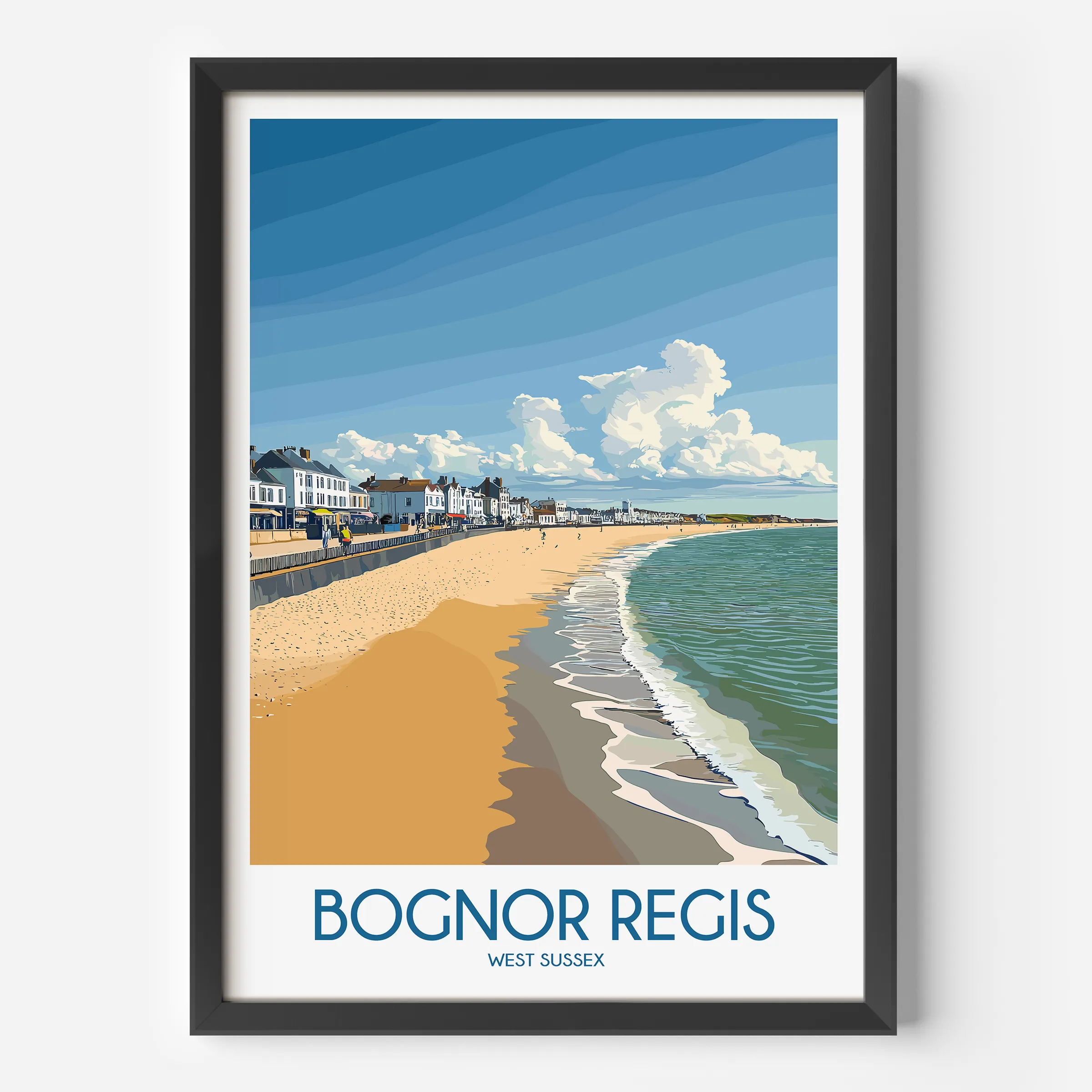 Bognor Regis Modern Travel Poster