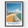 Bognor Regis Modern Travel Poster