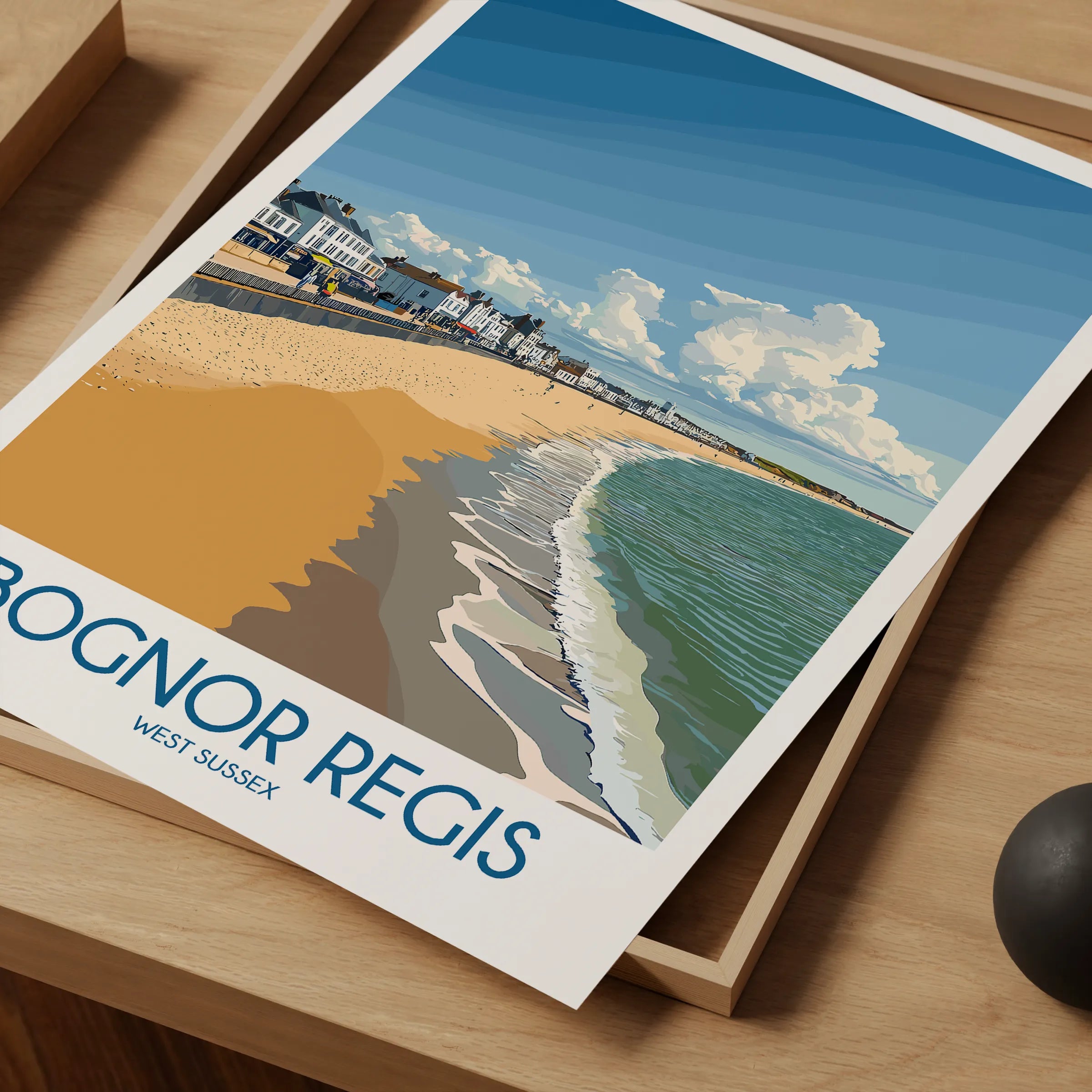 Bognor Regis Vintage Style Print