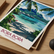 Bora Bora Minimalist Wall Art