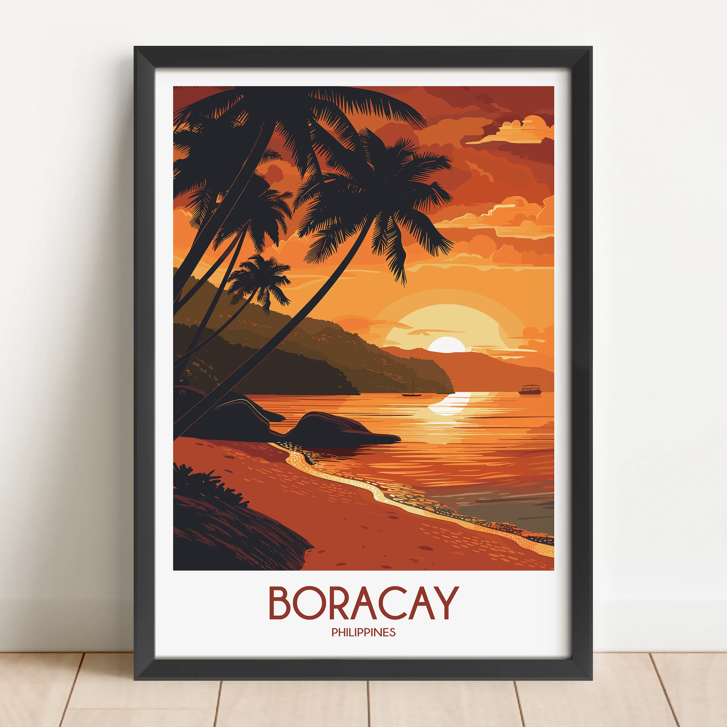 Boracay Minimalist Wall Art