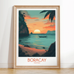 Boracay Modern Travel Poster
