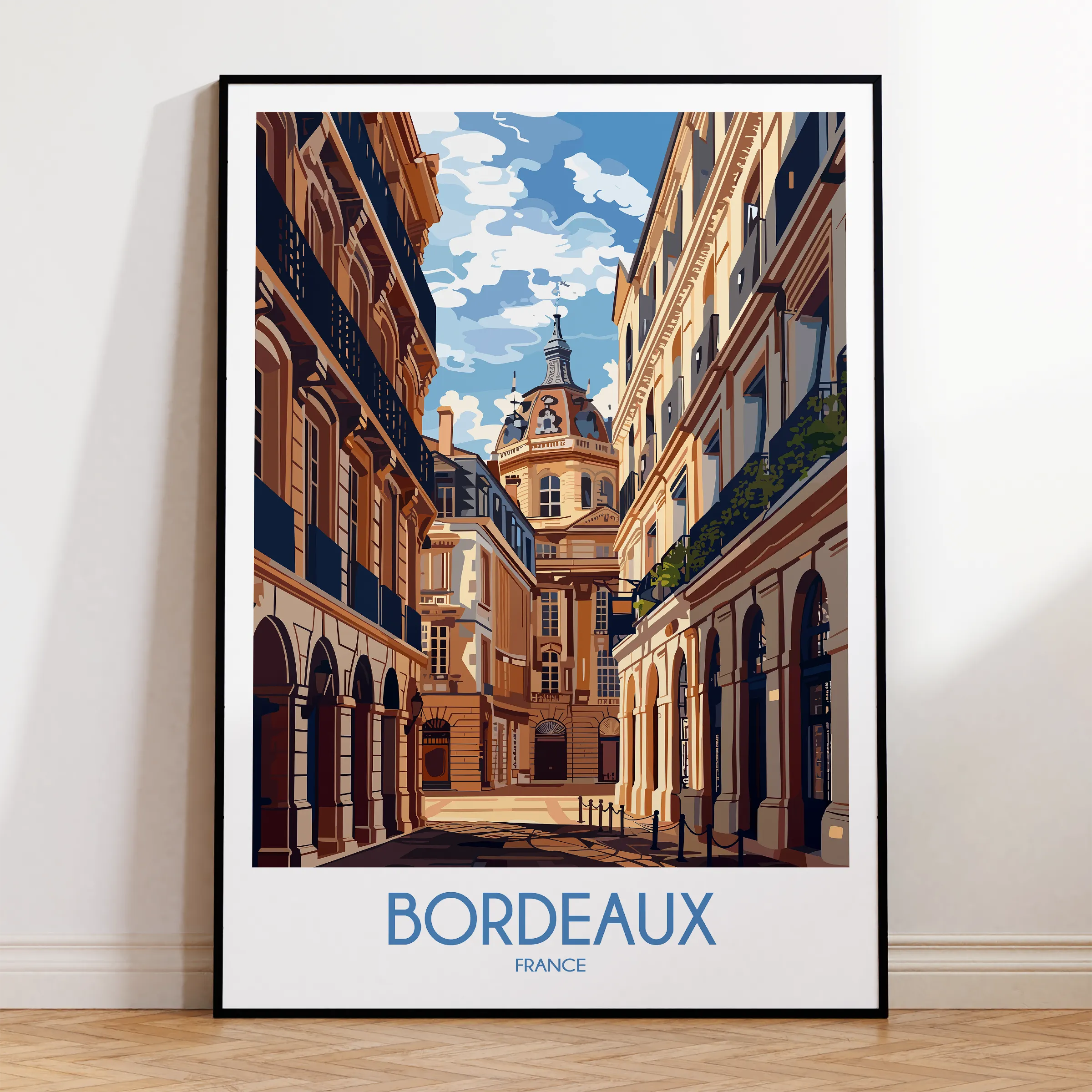 Bordeaux Minimalist Wall Art