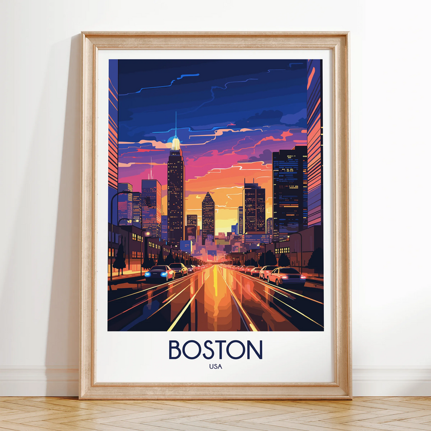 Boston Destination Art Gift