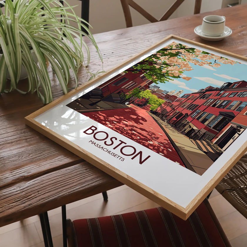 Boston Minimalist Wall Art