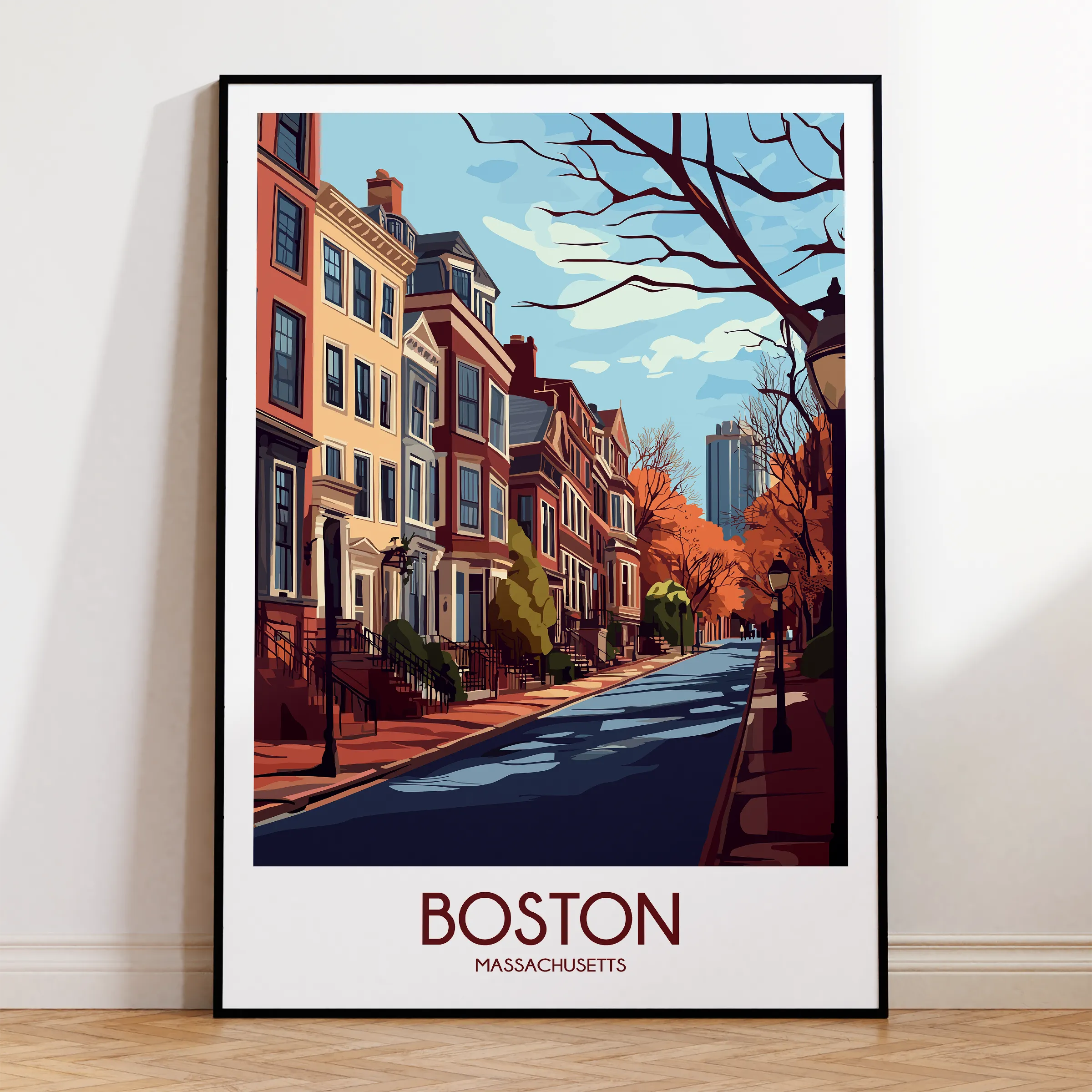 Boston Scenic Landscape Art