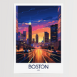 Boston Souvenir Poster Print