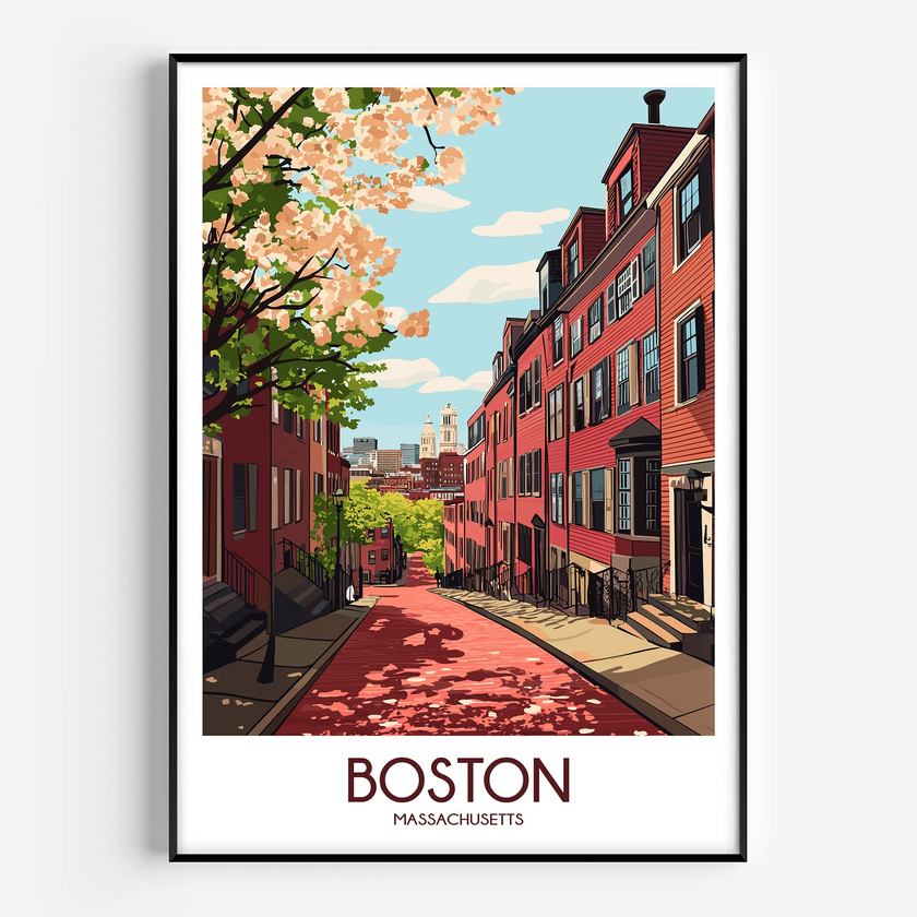 Boston Souvenir Poster Print
