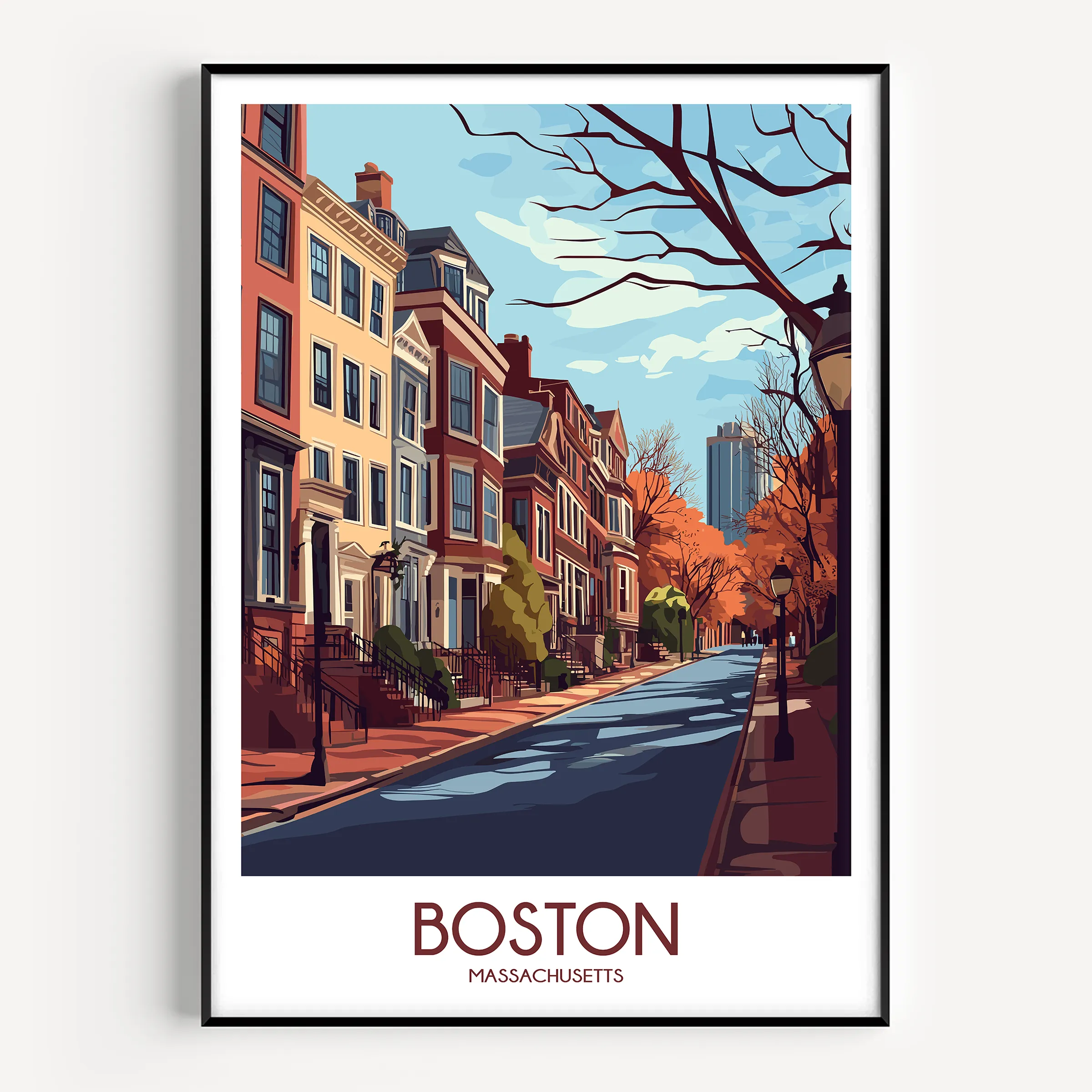 Boston Travel Memory Gift