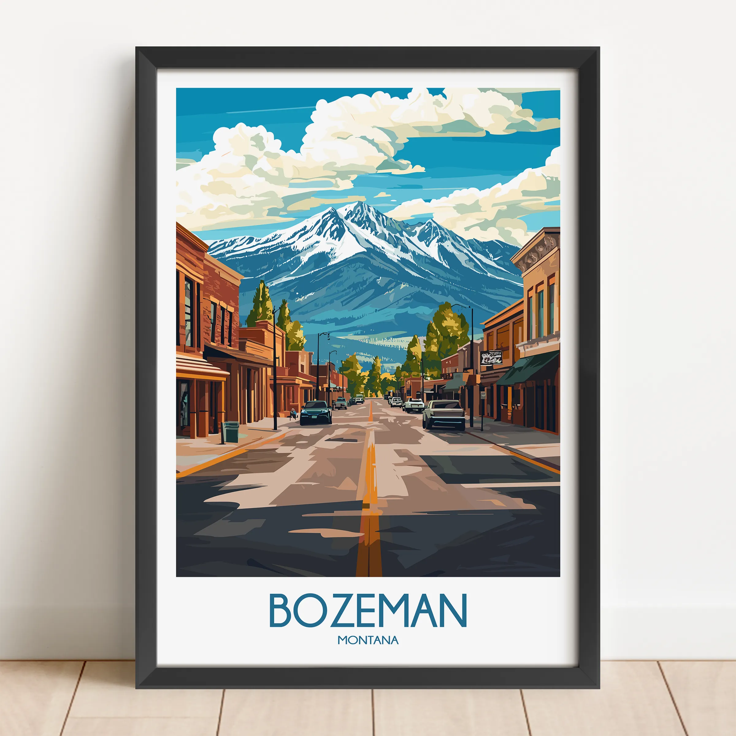 Bozeman Destination Art Gift