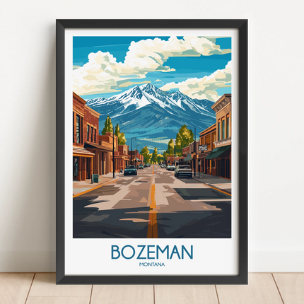 Bozeman Destination Art Gift