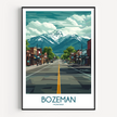 Bozeman Destination Art Gift