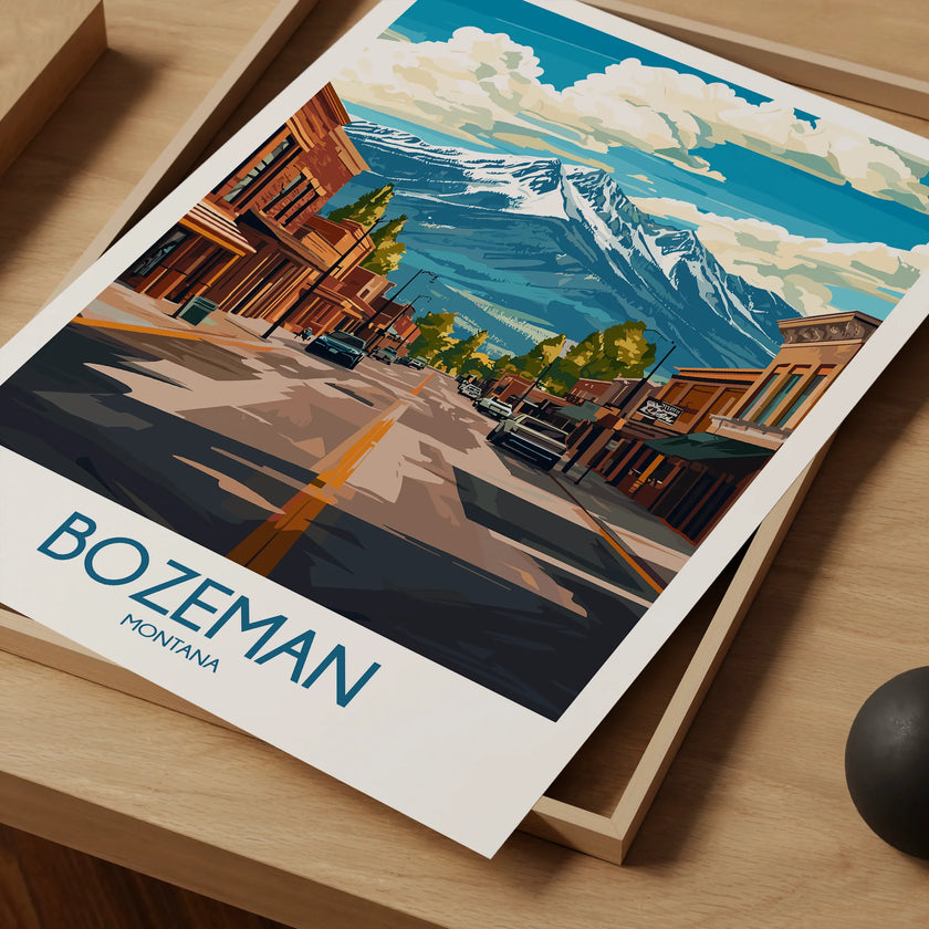Bozeman Minimalist Wall Art