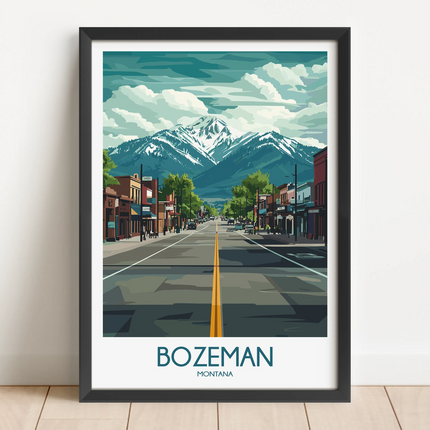 Bozeman Minimalist Wall Art