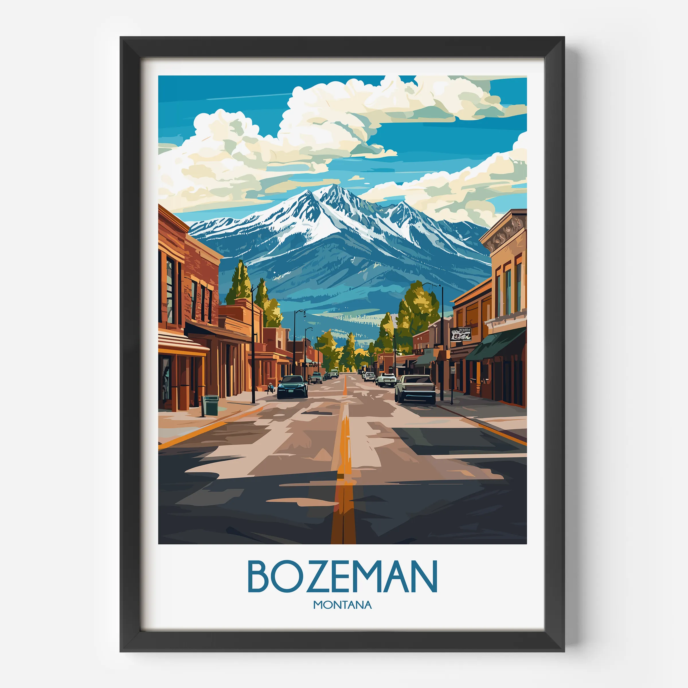 Bozeman Souvenir Poster Print