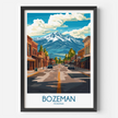 Bozeman Souvenir Poster Print